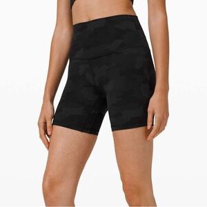 Lululemon Align Shorts Black Camo